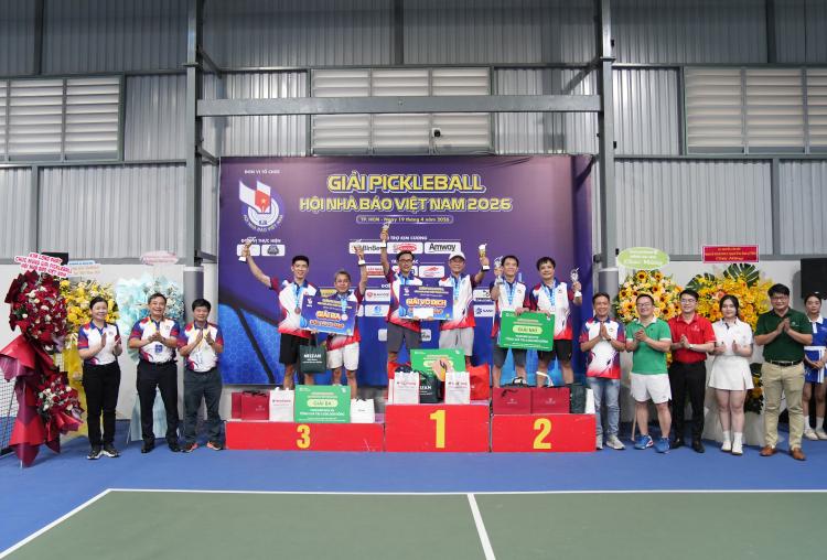 Chiro Lifestyle đồng hành cùng Giải Pickleball Hội Nhà báo Việt Nam 2026