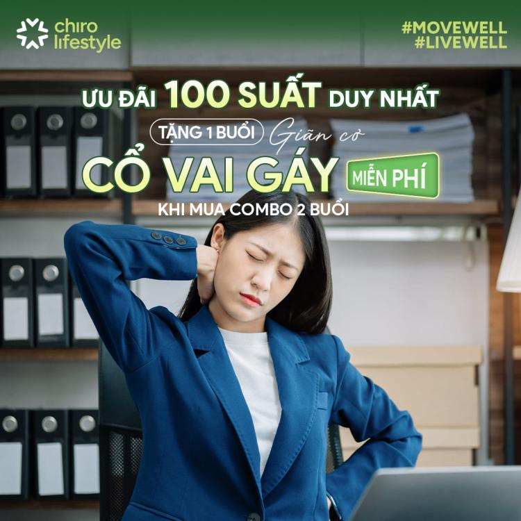 ƯU ĐÃI ĐẶC BIỆT: Trị Liệu Chuyên Sâu 60 Phút MIỄN PHÍ khi đăng ký Gói 3 Buổi Phục Hồi Cá Nhân Hóa tại Chiro Lifestyle
